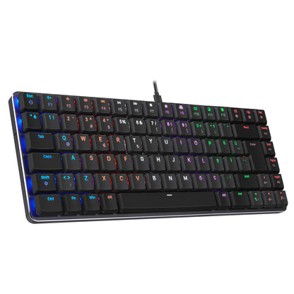 GRANITE Siyah/Gri RED SWITCH Mekanik Gaming Oyuncu Klavye - Rampage
