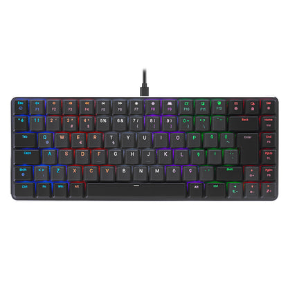 GRANITE Siyah/Gri RED SWITCH Mekanik Gaming Oyuncu Klavye - Rampage