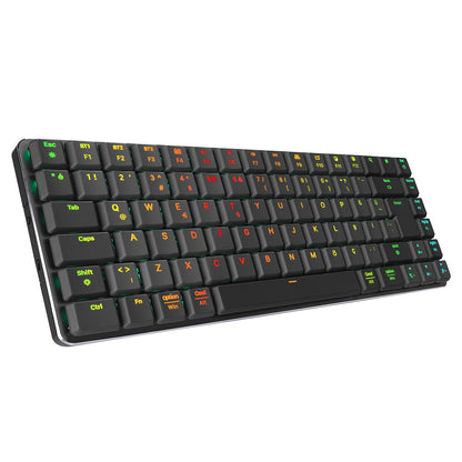 W-GRANITE Siyah/Gri Mekanik Gaming Oyuncu Klavye - Rampage
