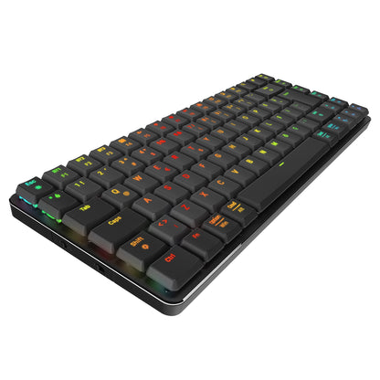 W-GRANITE Siyah/Gri Mekanik Gaming Oyuncu Klavye - Rampage