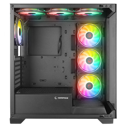 HYDRA V3 BLACK ATX Mid-T Exclusive Gaming Oyuncu Kasası - Rampage