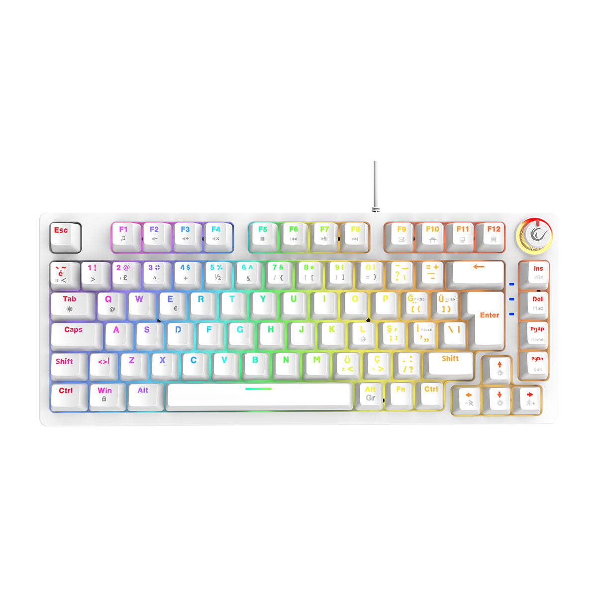 Enigma 75 Red Switch Mechanical Gaming Keyboard – Rampage