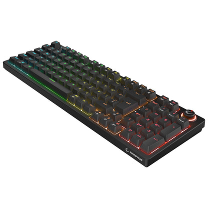 ENIGMA Siyah Red Switch Tam Türkçe 1800 Kompakt Dizilim Gaming Mekanik Klavye - Rampage