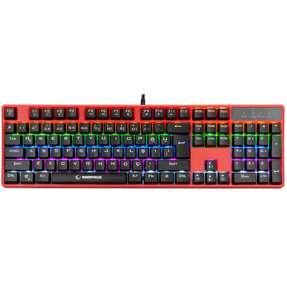 KB-R18 Myth Kırmızı Mekanik Gaming Oyuncu Klavyesi - Rampage
