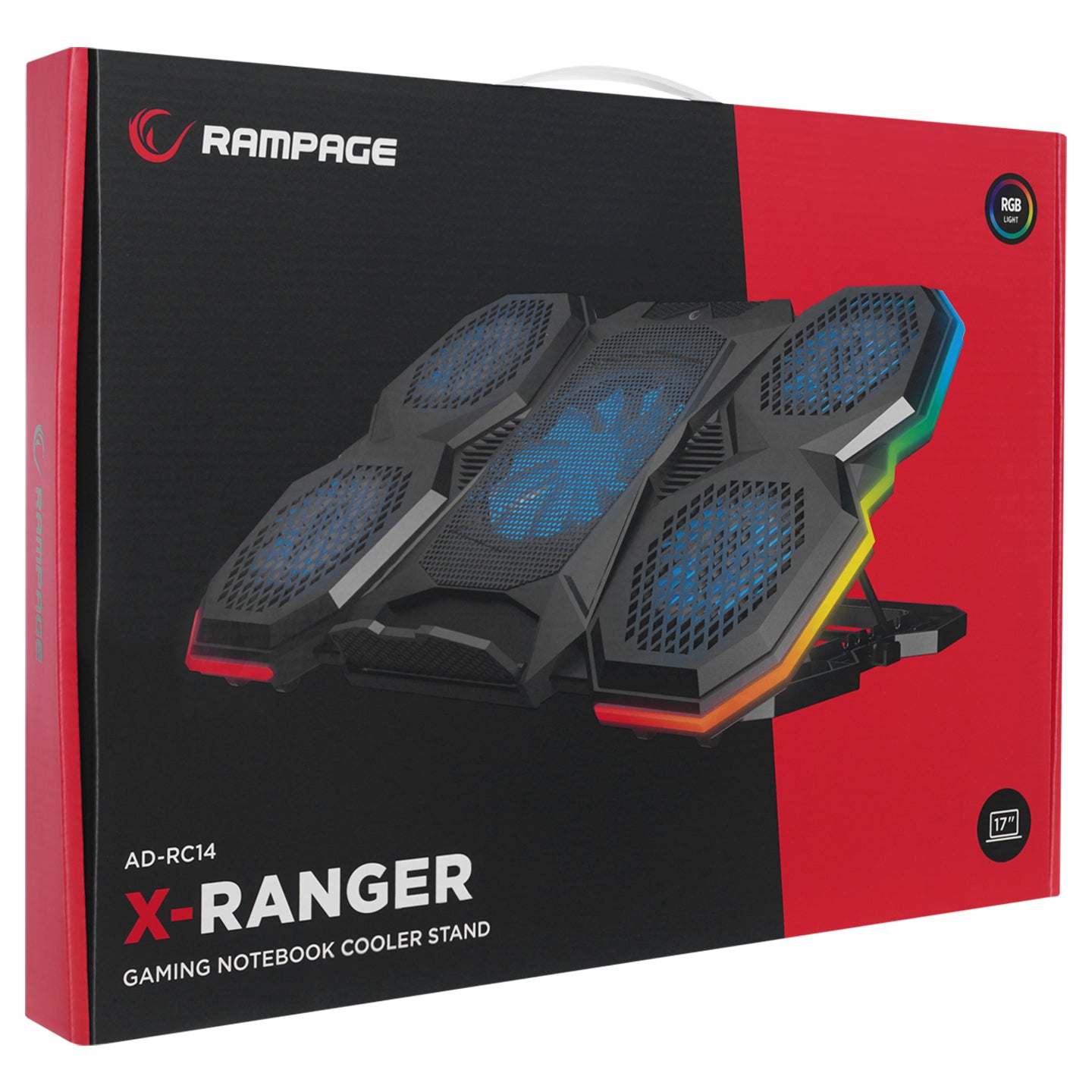 Ad-RC14 X-Ranger 9-17 inch Notebook Cooler Stand – Rampage
