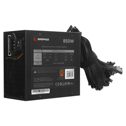RMP-850-80PB 850W 80 Plus Bronze APFC 14cm Fan Siyah Power Supply