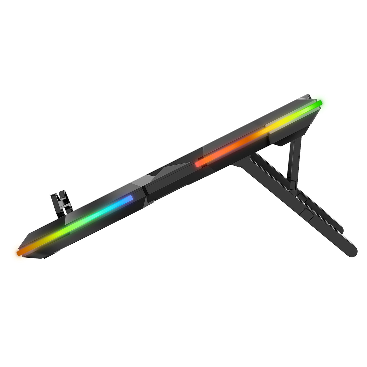 S47 COOLFLOW 5 Adet Kırmızı Led Fan 17.3 Notebook Soğutucu Stand