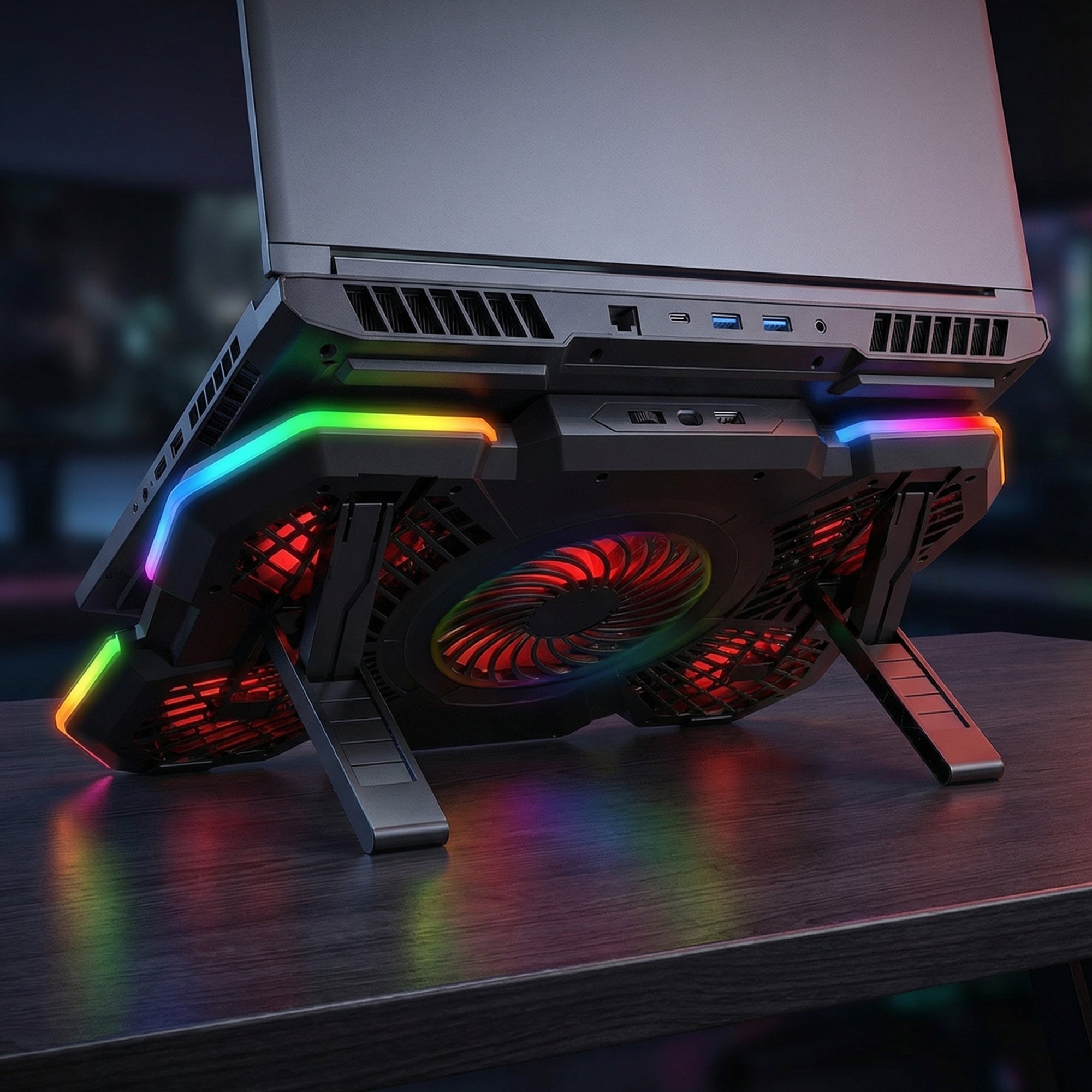 S47 Coolflow 5 Adet Fan 12-17.3 inç Notebook Soğutucu Stand