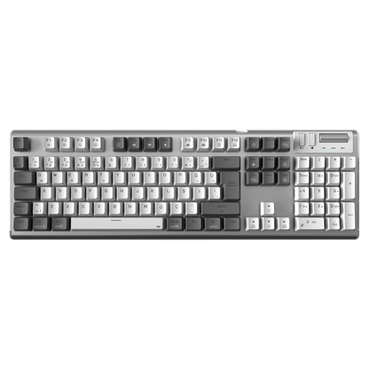 Carbon Pro Outemu Red Switch Wireless Mechanical Gaming Keyboard-White/Gray