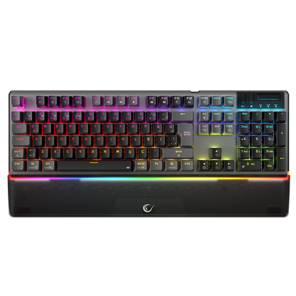 Carbon Pro Outemu Red Switch Wireless Mechanical Gaming Keyboard - Black/Gray