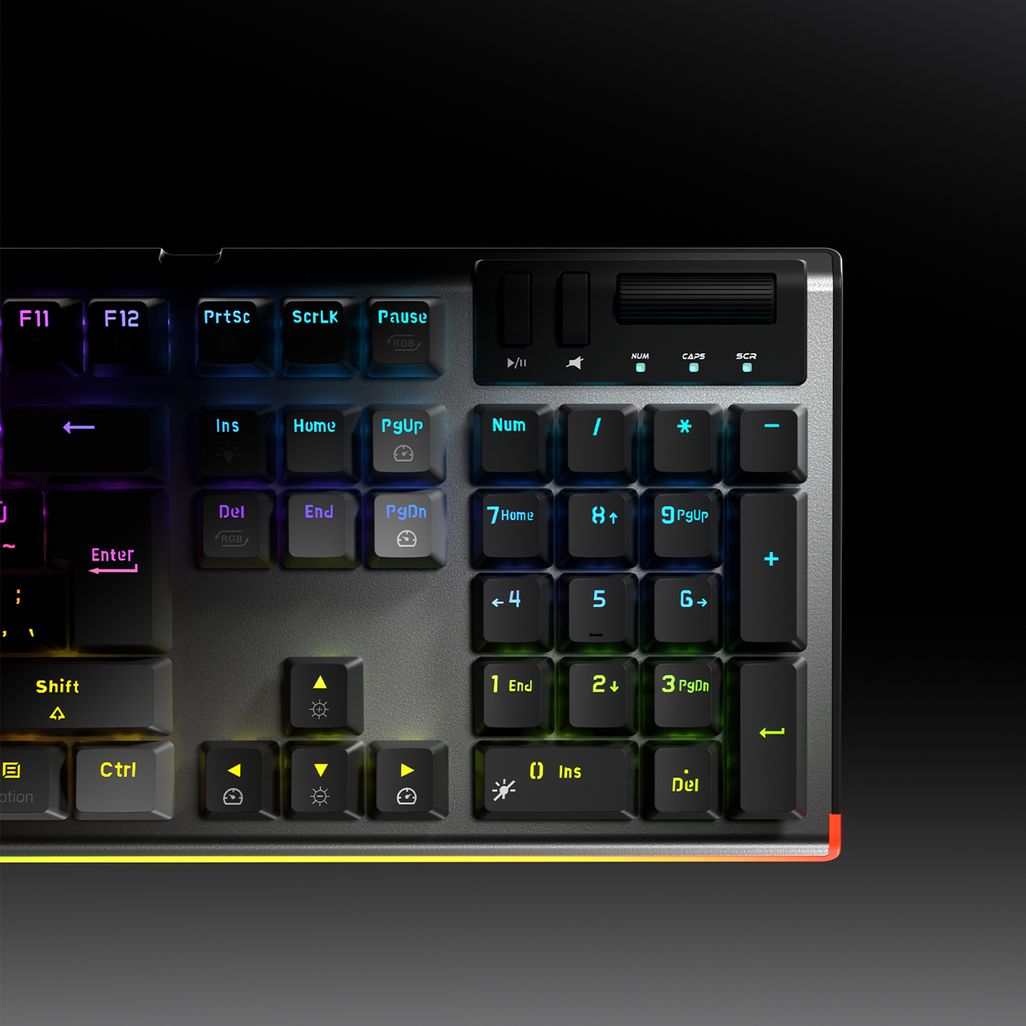 Carbon Pro Outemu Red Switch Wireless Mechanical Gaming Keyboard - Black/Gray