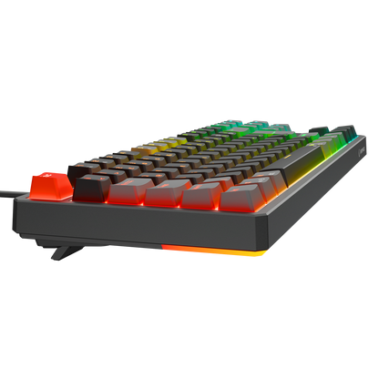 Yoru TKL RGB Outemu Red Switch Mekanik Oyuncu Klavyesi-Siyah/Gri