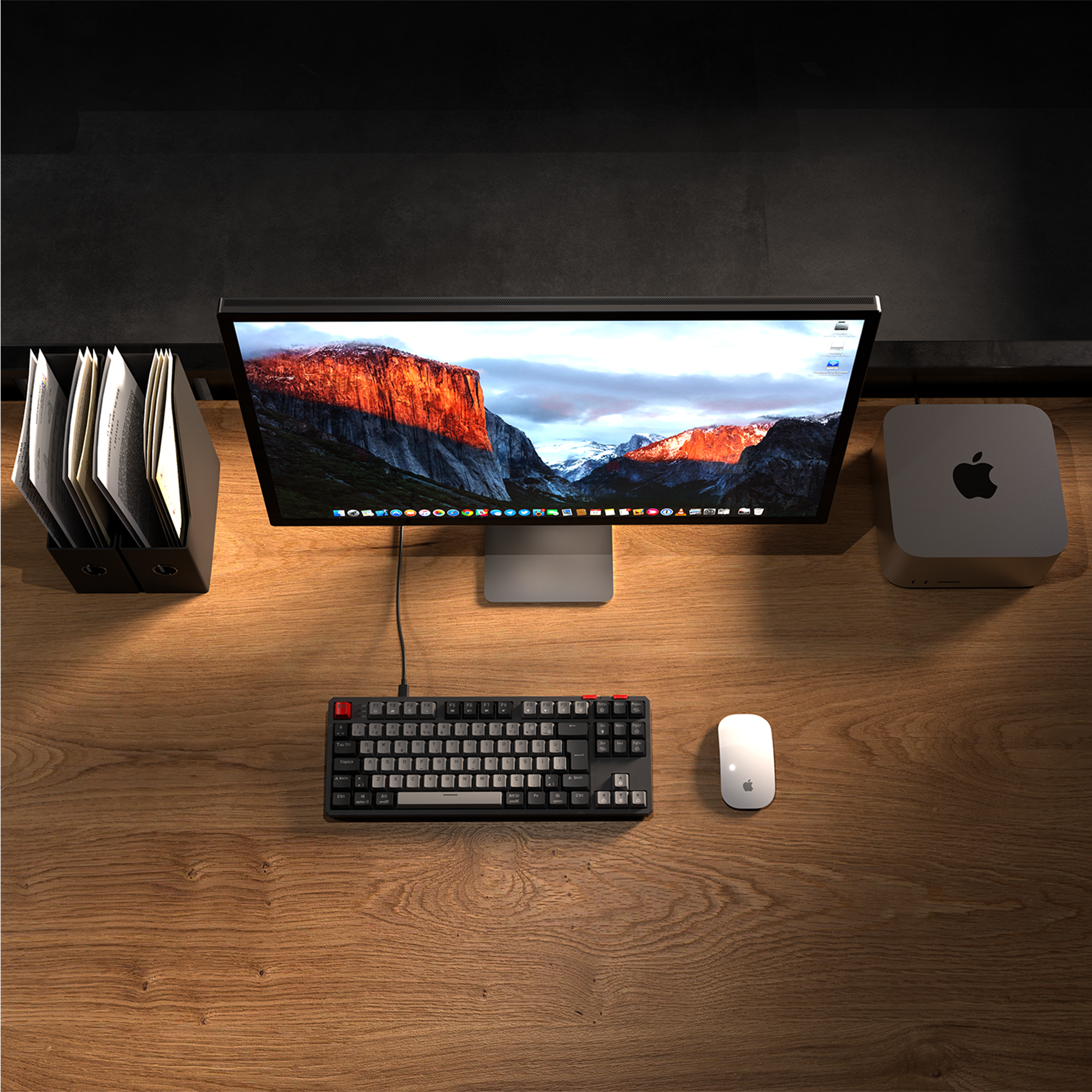 Yoru TKL RGB Outemu Red Switch Mechanical Gaming Keyboard-Gray/Black