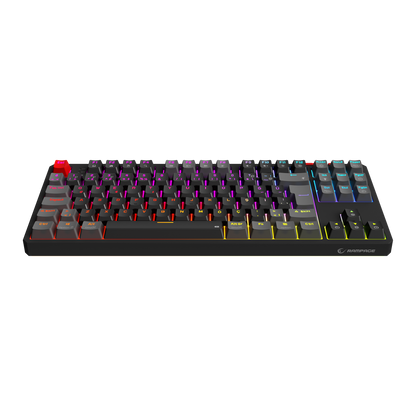 YORU TKL PRO - RGB Red Switch Mekanik Kablosuz Oyuncu Klavyesi- Siyah/Gri
