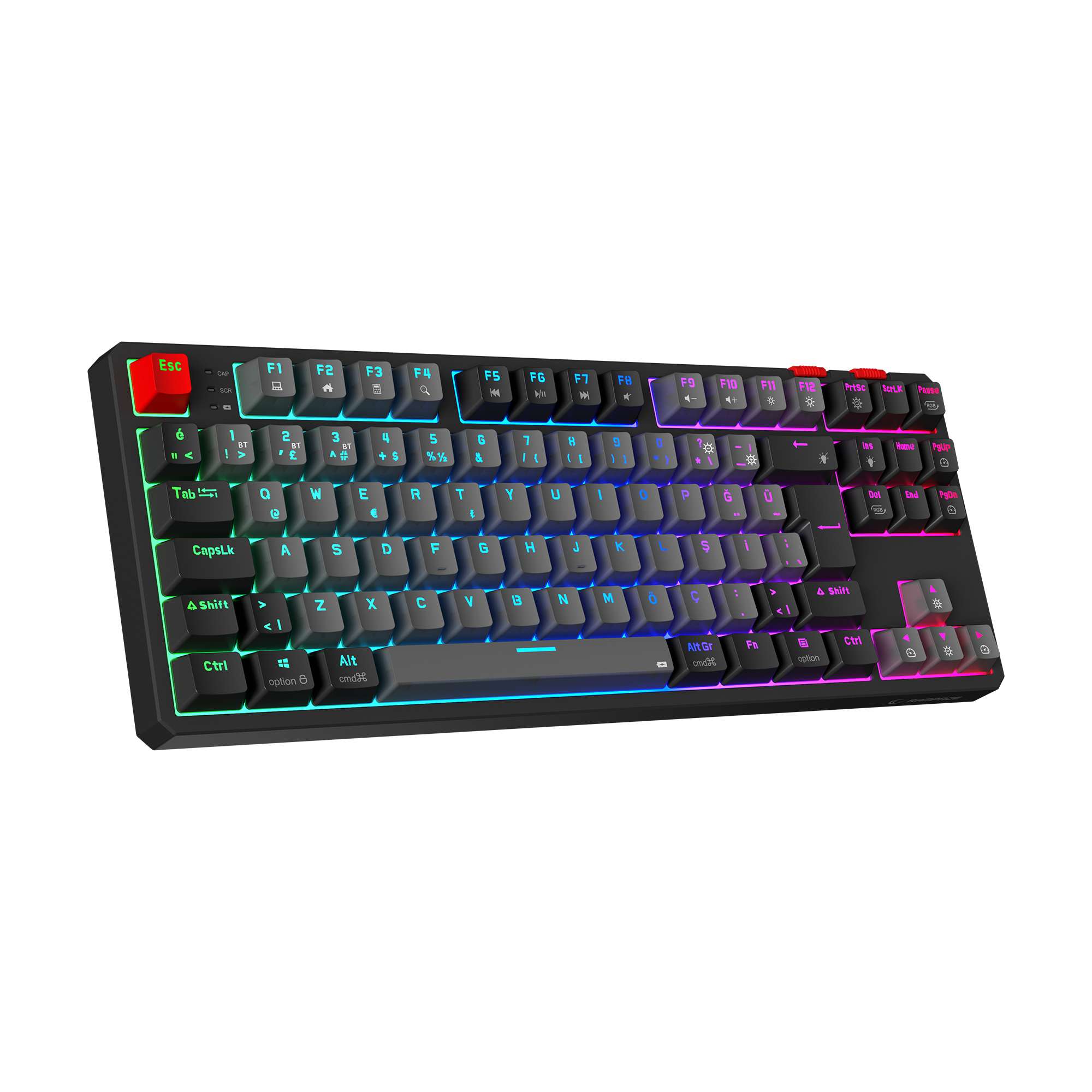 Yoru TKL Pro RGB Outemu Red Switch Mechanical Wireless Gaming Keyboard-Gray/Black
