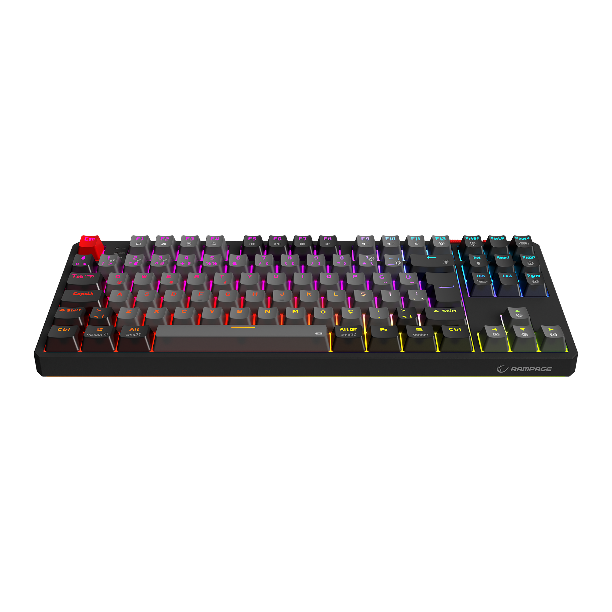 Yoru TKL Pro RGB Outemu Red Switch Mechanical Wireless Gaming Keyboard-Gray/Black