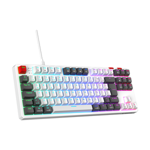 Yoru TKL RGB Red Switch Mechanical Gaming Keyboard-White/Gray