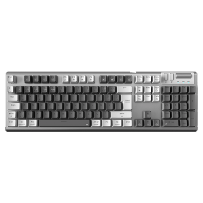 CARBON PRO - Red Switch Kablosuz Mekanik Oyuncu Klavyesi-Gri/Beyaz