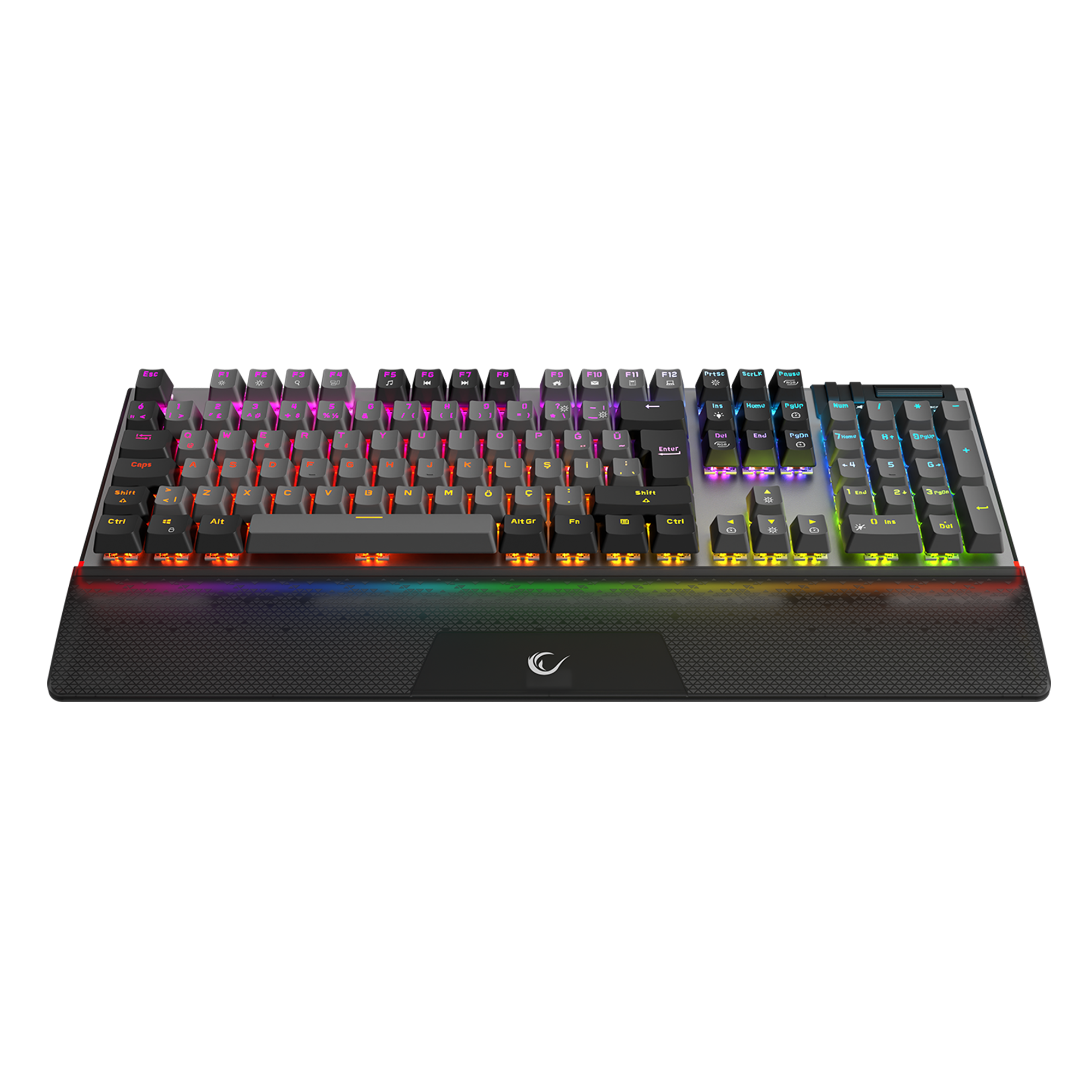 Carbon Pro Outemu Red Switch Wireless Mechanical Gaming Keyboard - Gray/Black