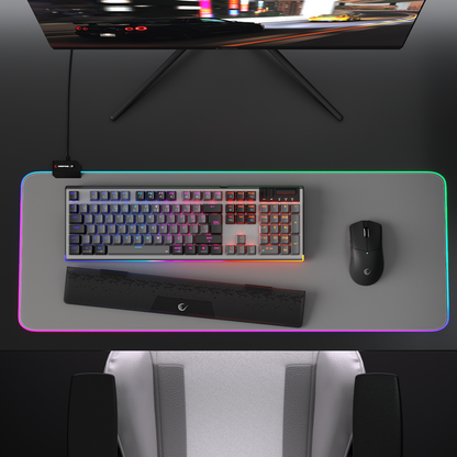 Carbon Pro Outemu Red Switch Wireless Mechanical Gaming Keyboard - Gray/Black