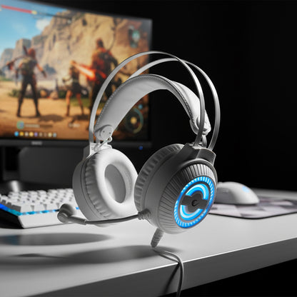 Rm-K30 Thunder Pro 7.1 Surround Gaming Headset with Microphone-White