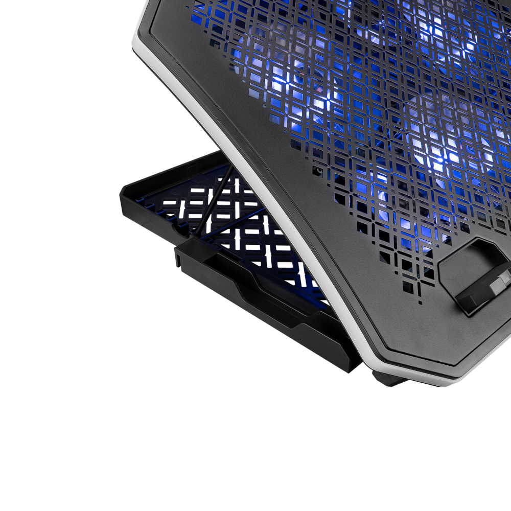 AD-RC34 METAFOR Siyah 6 Fanlı RGB Işıklı 10-19inç Notebook Soğutucu Stand - Rampage