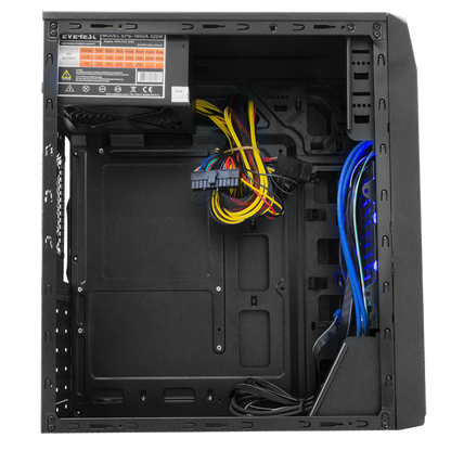 Castrum 350W Siyah 2*USB3.0+2*USB 12cm Mavi LED Fan Oyuncu Kasası - Rampage