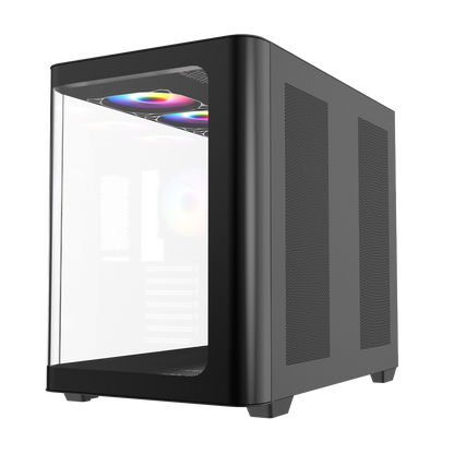 Loopy Plus 950W 80 Plus 7x12cm ARGB Fan Kumandalı Atx Mid-T Oyuncu Kasası-Siyah