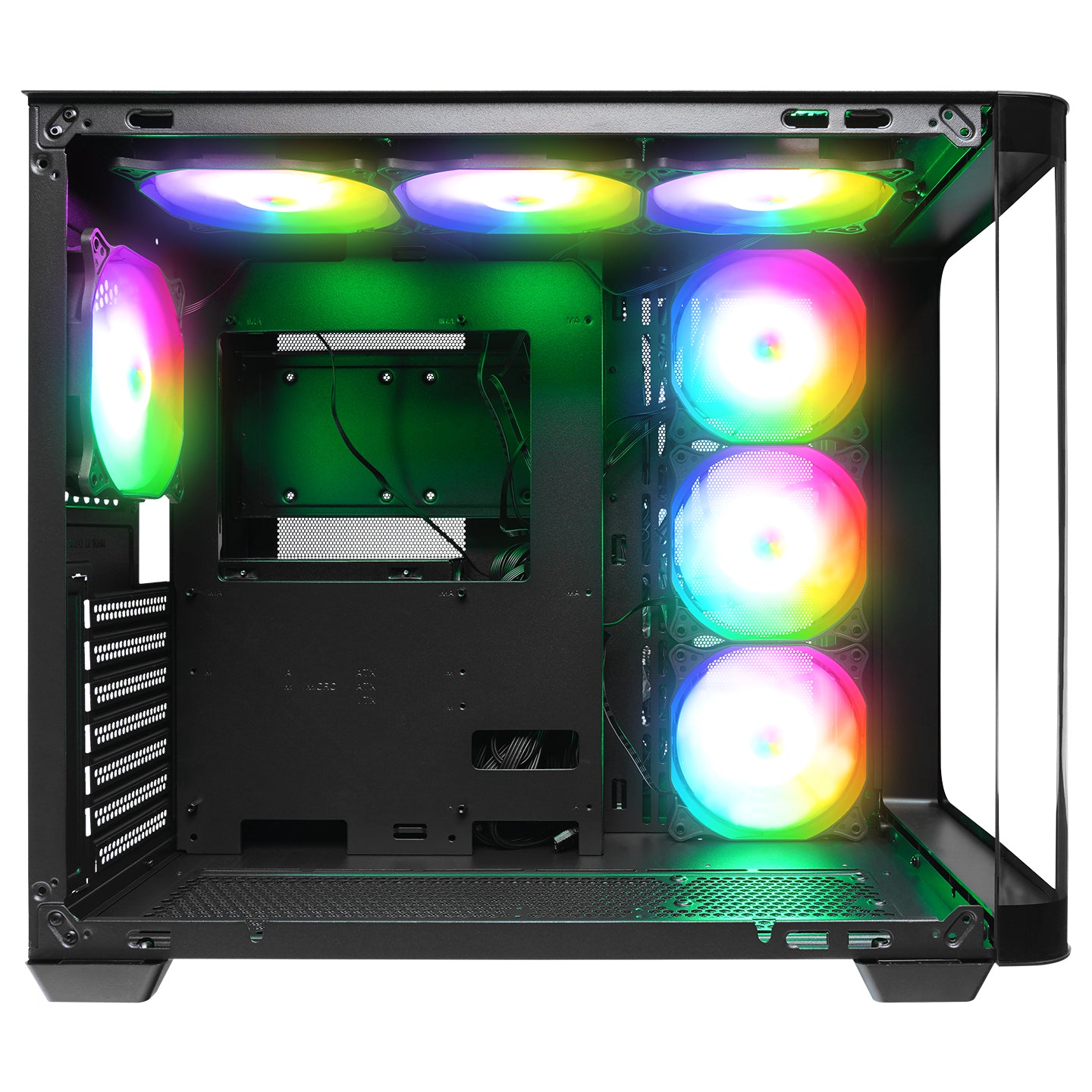 LOOPY PLUS Siyah 950W 80 Plus Kumandalı ATX Mid-T Gaming Oyuncu Kasası - Rampage
