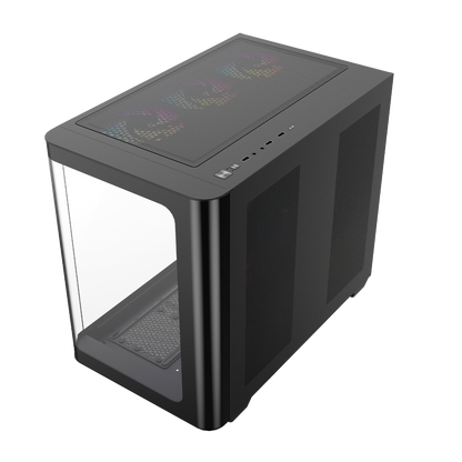 Loopy Plus 950W 80 Plus 7x12cm ARGB Fan Kumandalı Atx Mid-T Oyuncu Kasası-Siyah