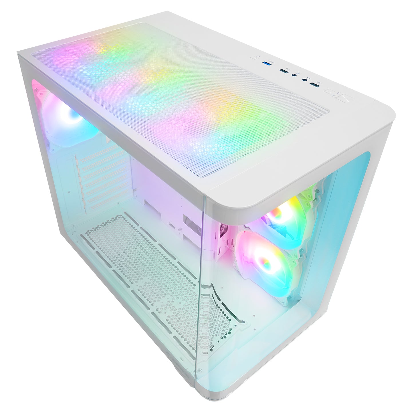 LOOPY PLUS Beyaz  950W 80 Plus  Kumandalı ATX Mid-T Gaming Oyuncu Kasası