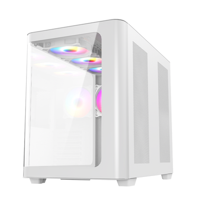 Loopy Plus 950W 80 Plus 7x12cm ARGB Fan Kumandalı Atx Mid-T Oyuncu Kasası-Beyaz