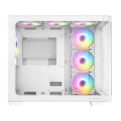 Loopy Plus 950W 80 Plus 7x12cm ARGB Fan Kumandalı Atx Mid-T Oyuncu Kasası-Beyaz