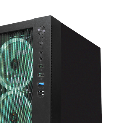 Vega V2 650W 80 Plus Bronze M-ATX Tempered 4x12cm RGB Fan Gaming Case