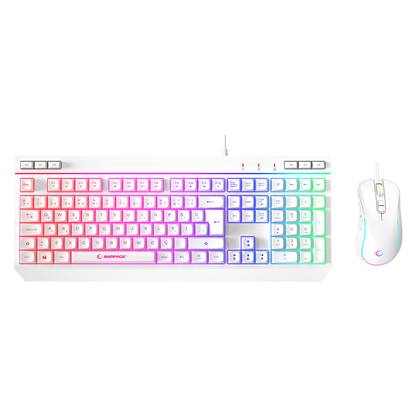 RGB Multimedia Oyuncu Klavye ve 12800 Dpi Mouse Set