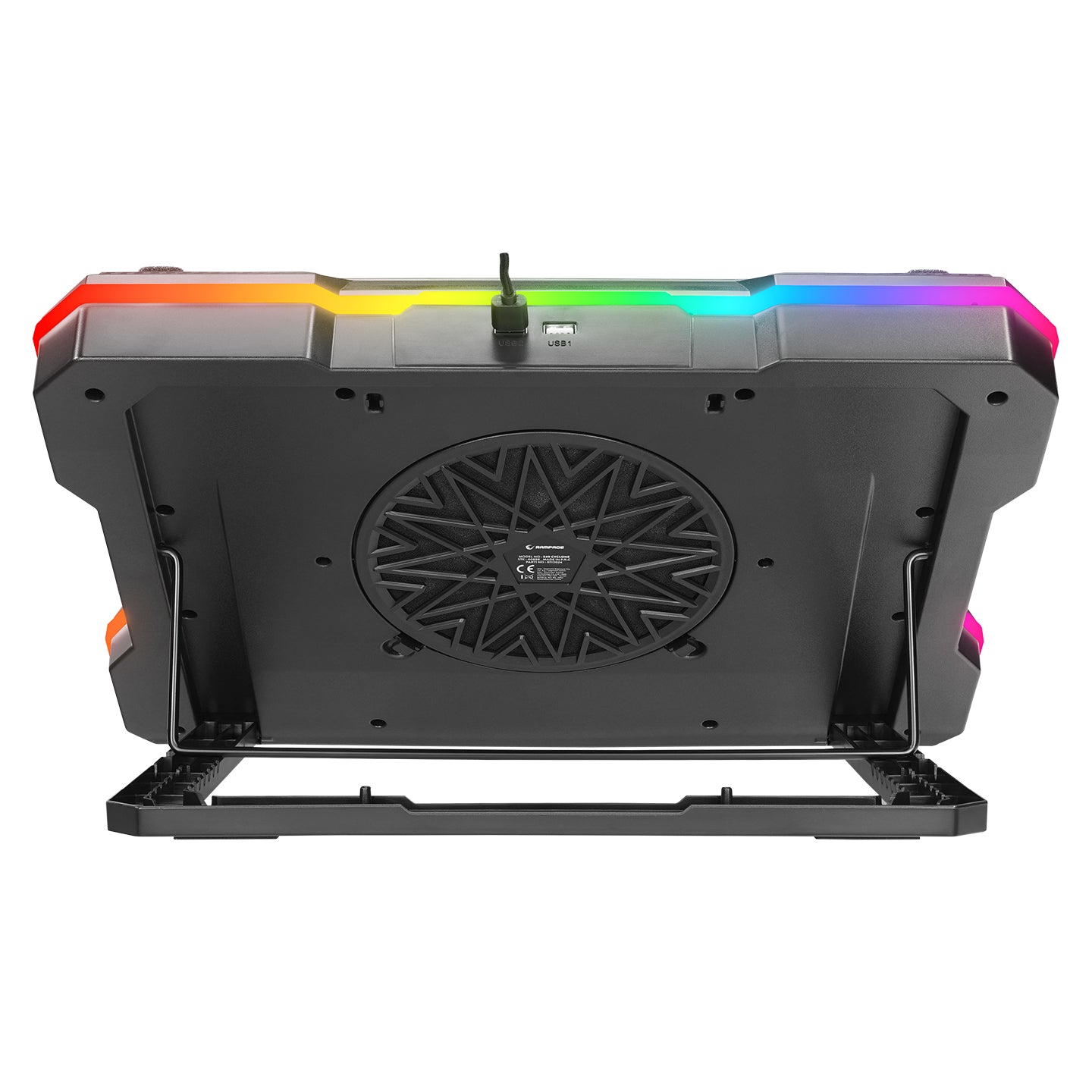 S49 Cyclone Siyah 14 -19 inç LED Ekranlı Notebook Soğutucu Stand