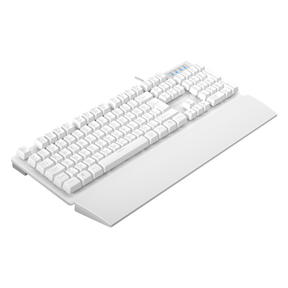 Kb-Rx77 Runner Rainbow Wrist Rest Gaming Keyboard-White