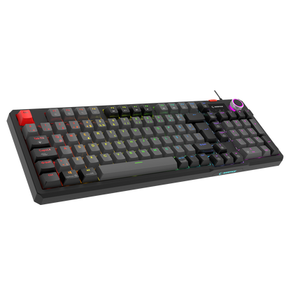 Loyal  Red Switch Hot Swap Mekanik Oyuncu Klavyesi-Gri/Siyah