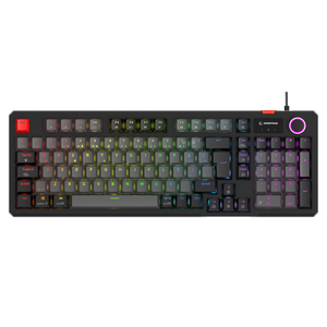 Loyal  Red Switch Hot Swap Mekanik Oyuncu Klavyesi-Gri/Siyah