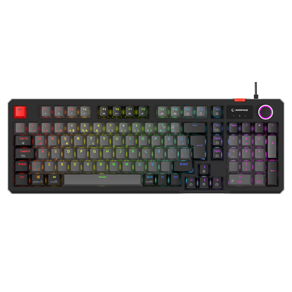 Loyal  Red Switch Hot Swap Mekanik Oyuncu Klavyesi-Gri/Siyah