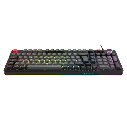 Loyal  Red Switch Hot Swap Mekanik Oyuncu Klavyesi-Gri/Siyah
