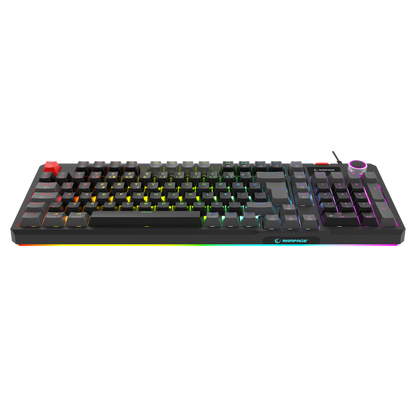 Loyal  Hot Swap RGB Red Switch Mekanik Oyuncu Klavyesi-Siyah/Gri