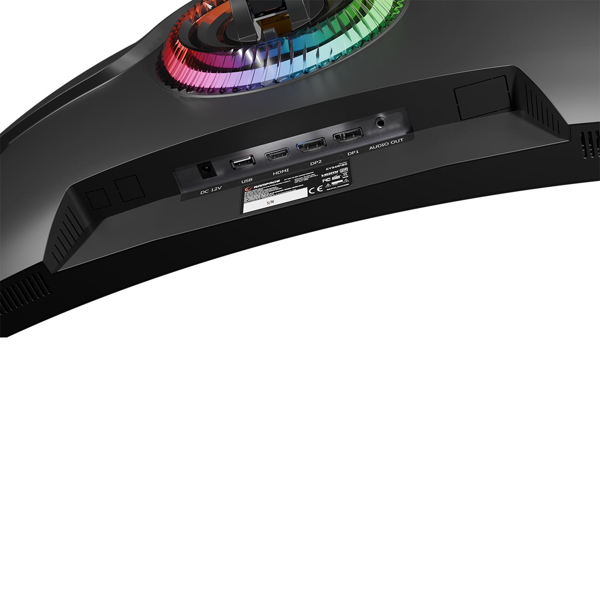 34'' 180Hz Fast VA HDR Freesync Pivot PC Curved Oyuncu Monitörü