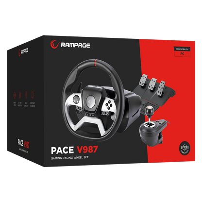 Pace V987 Force Feedback PC Oyuncu Direksiyonu