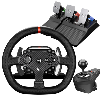 Rowdy V997 Only PC-3 Force Feedback Gaming Wheel with Pedal and Gear