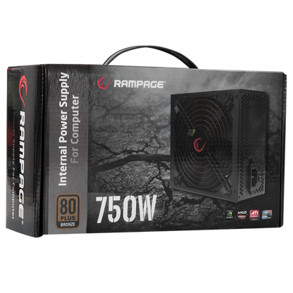 RMP-750-80PB 750W APFC 14cm Fan 80 Plus Bronze Sertifikalı Power Supply - Rampage