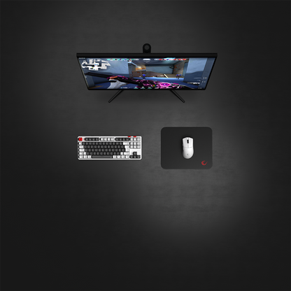 29x24 cm Dikişli Kumaş Oyuncu Mouse Pad-Siyah