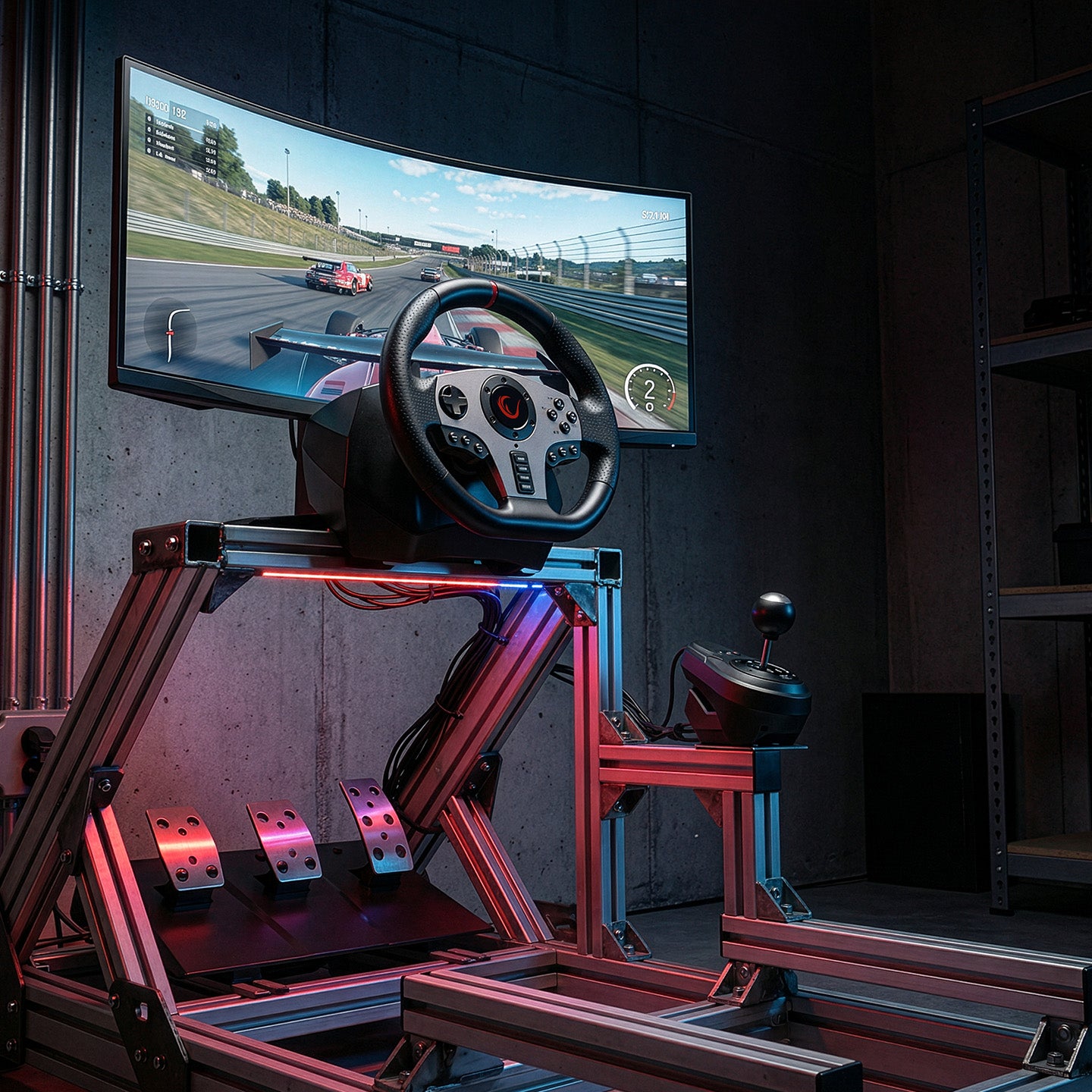 Sadece PC Uyumlu - El Vitesli Pedallı Oyuncu Direksiyonu