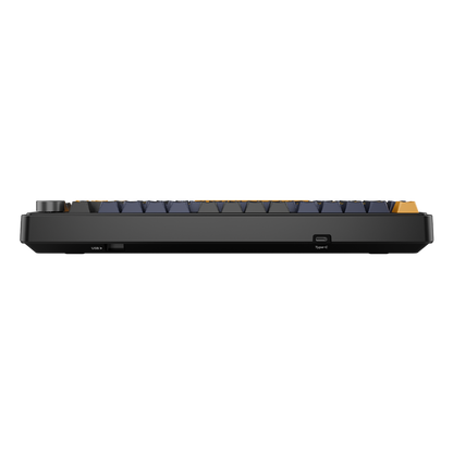Hot Swap 2.4G + BT RGB Gasket Oil Switch Türkçe Q PBT Keycaps Mekanik Oyuncu Klavyesi