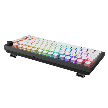 V2 8000 Hz Gateron Manyetik Anahtarlı RGB Gasket Oyuncu Klavyesi - Siyah